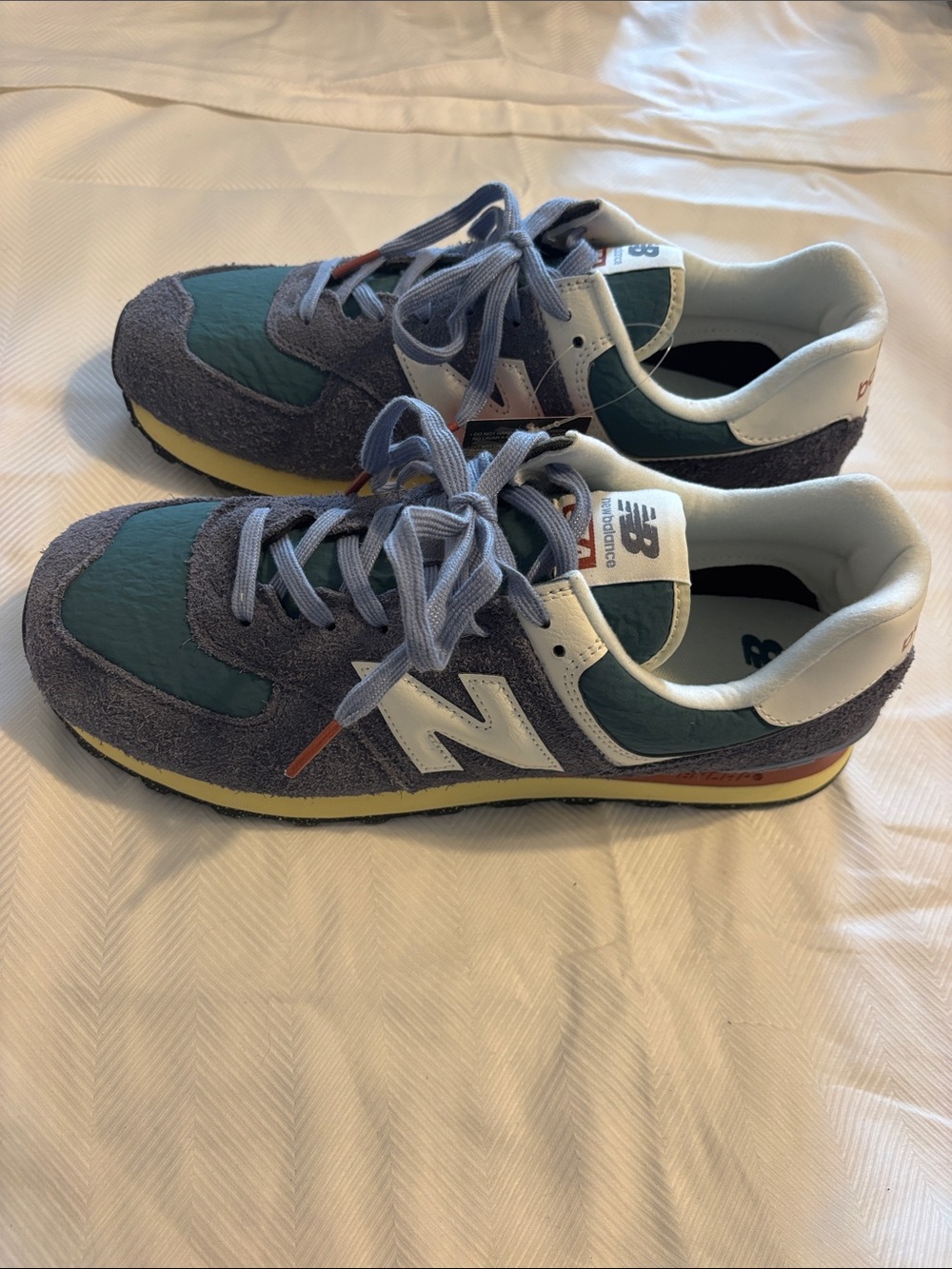 NEW New Balance 574 Dark Arctic Grey Sz 10.5 - Picture 5 of 9